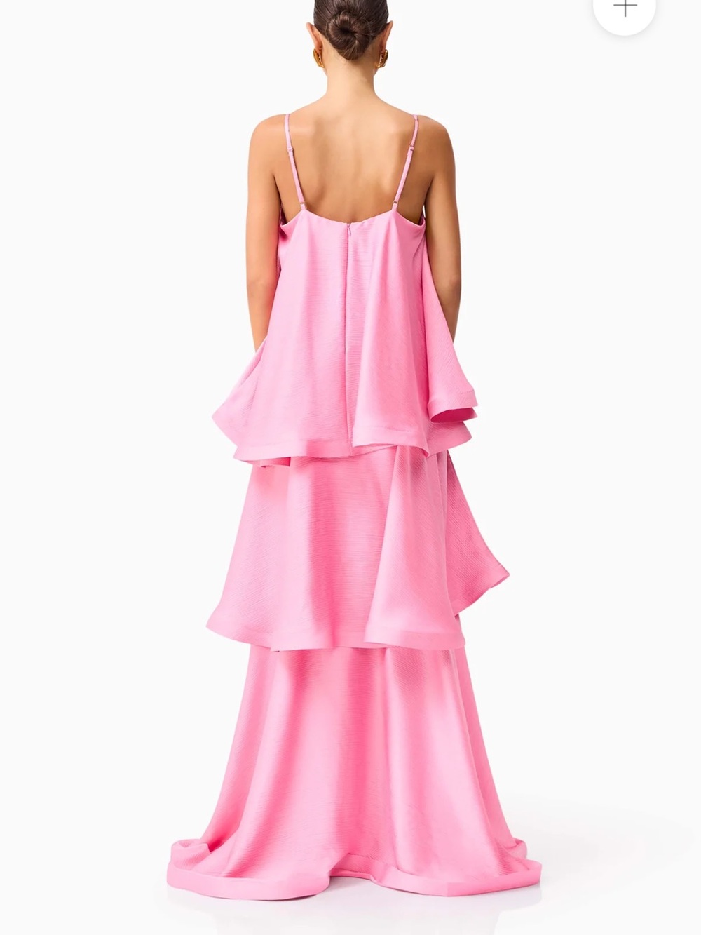 Tilly Pink Tiered Ruffle Maxi Dress - Picture 6 of 11